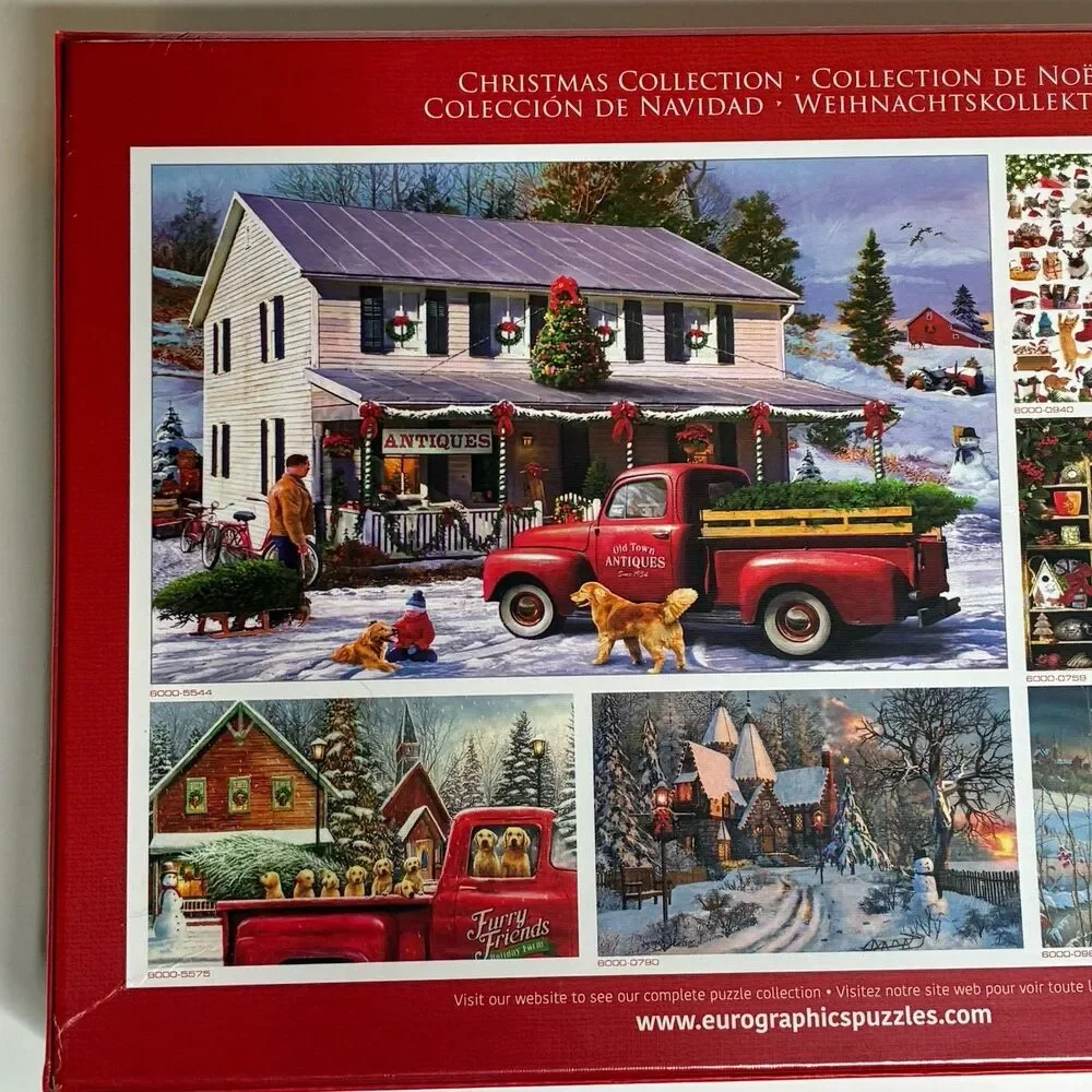 Eurographics Colorful Frosty 1000 Piece Puzzle Ray Heere Snowman NEW SEALED